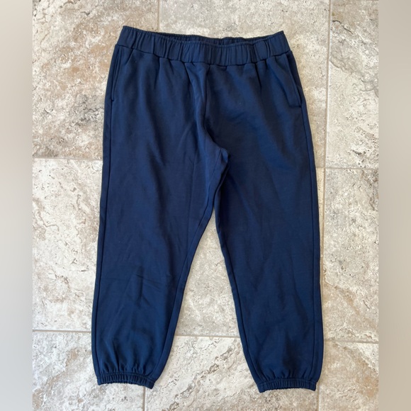 Pact Pants - PACT Organic Brushed Fleece Cotton Sweatpant in Midnight Navy Blue, XL